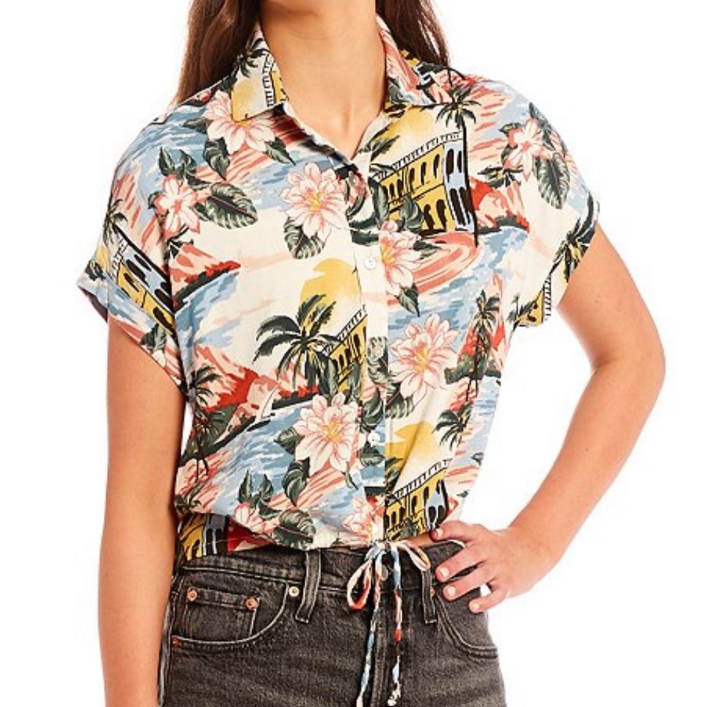 OLM Tropical crop top